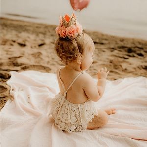 NWT 12 month baby romper - Boho style